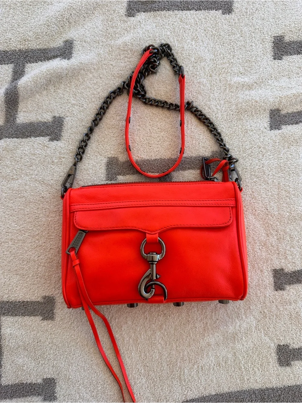 Rebecca Minkoff Red Mini MAC Convertible Crossbody